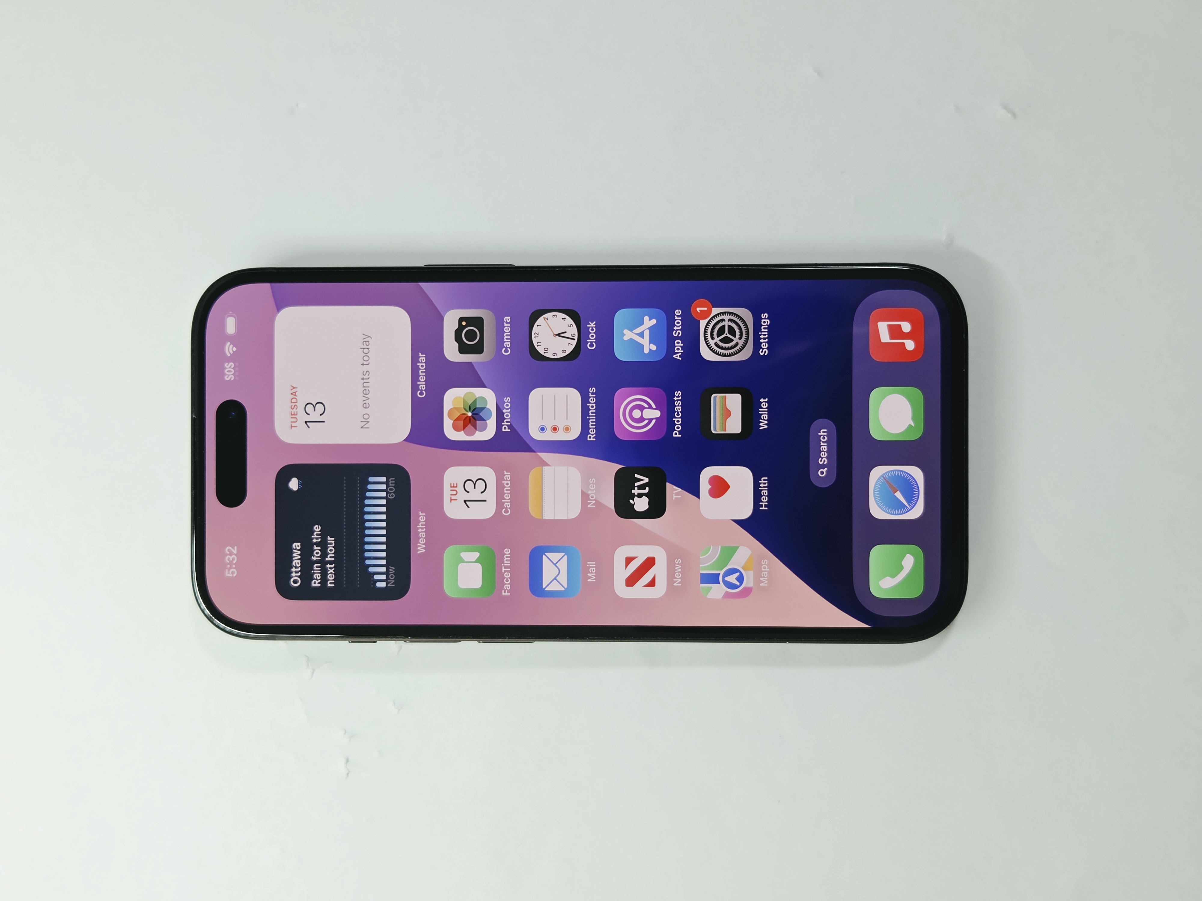 iPhone 15 · Black · 256 GB · Used · Like New · Battery Health: 92% — photo 2 of 4