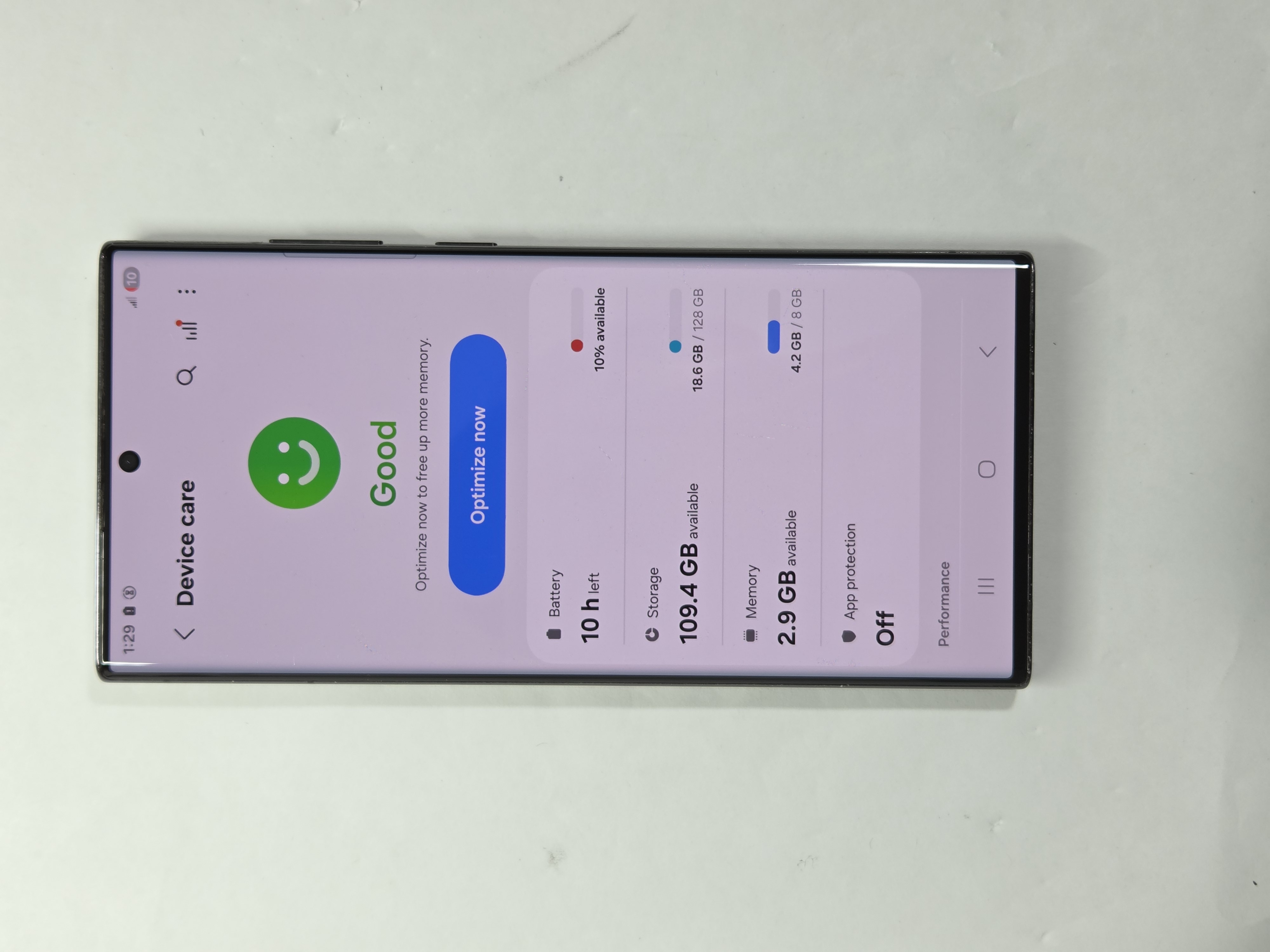 Galaxy S22 Ultra 5G · Black · 128 GB · Used · Good — photo 4 of 4