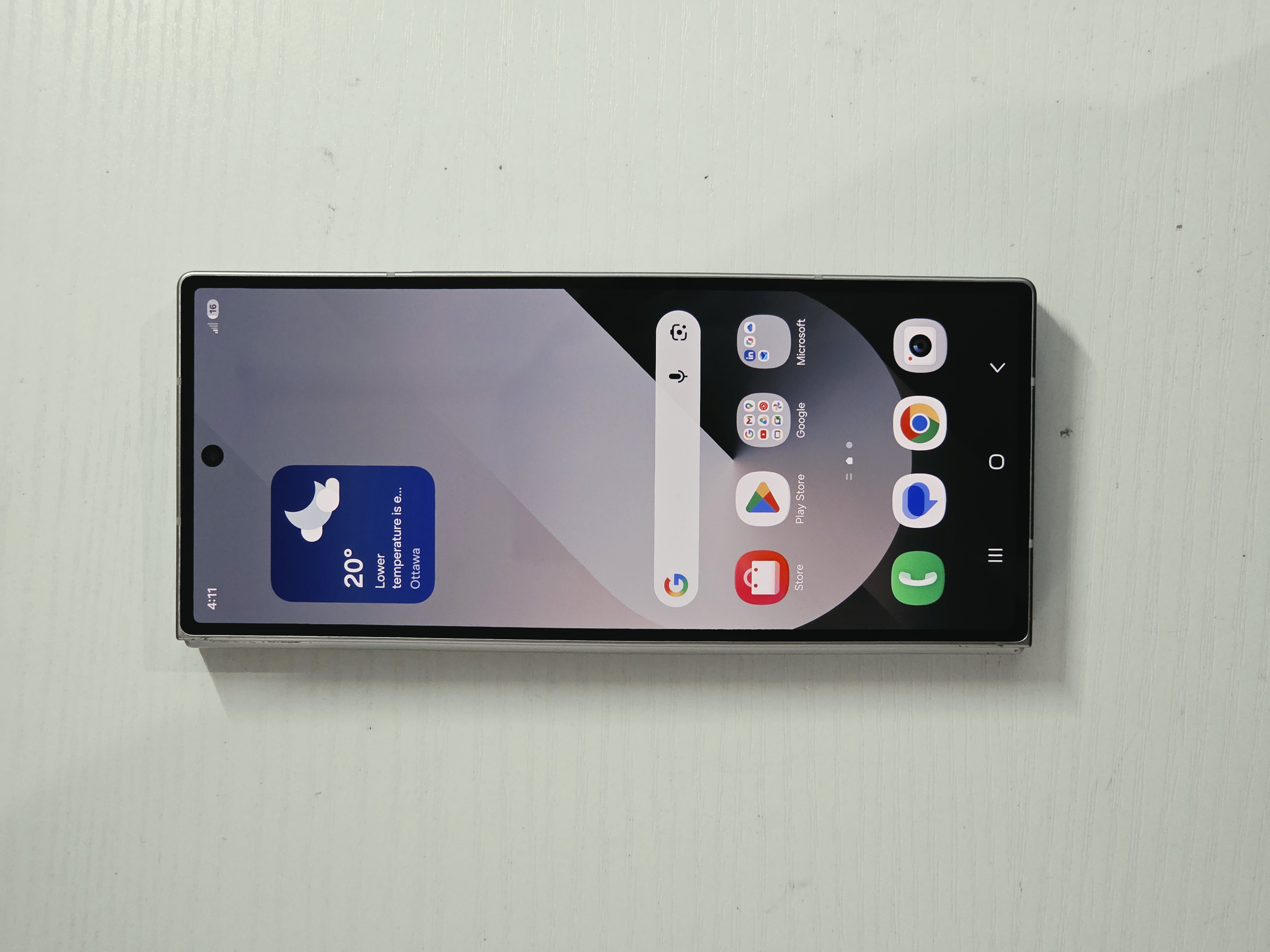Galaxy Z Fold6 · Silver · 256 GB · Used · Like New — photo 3 of 3