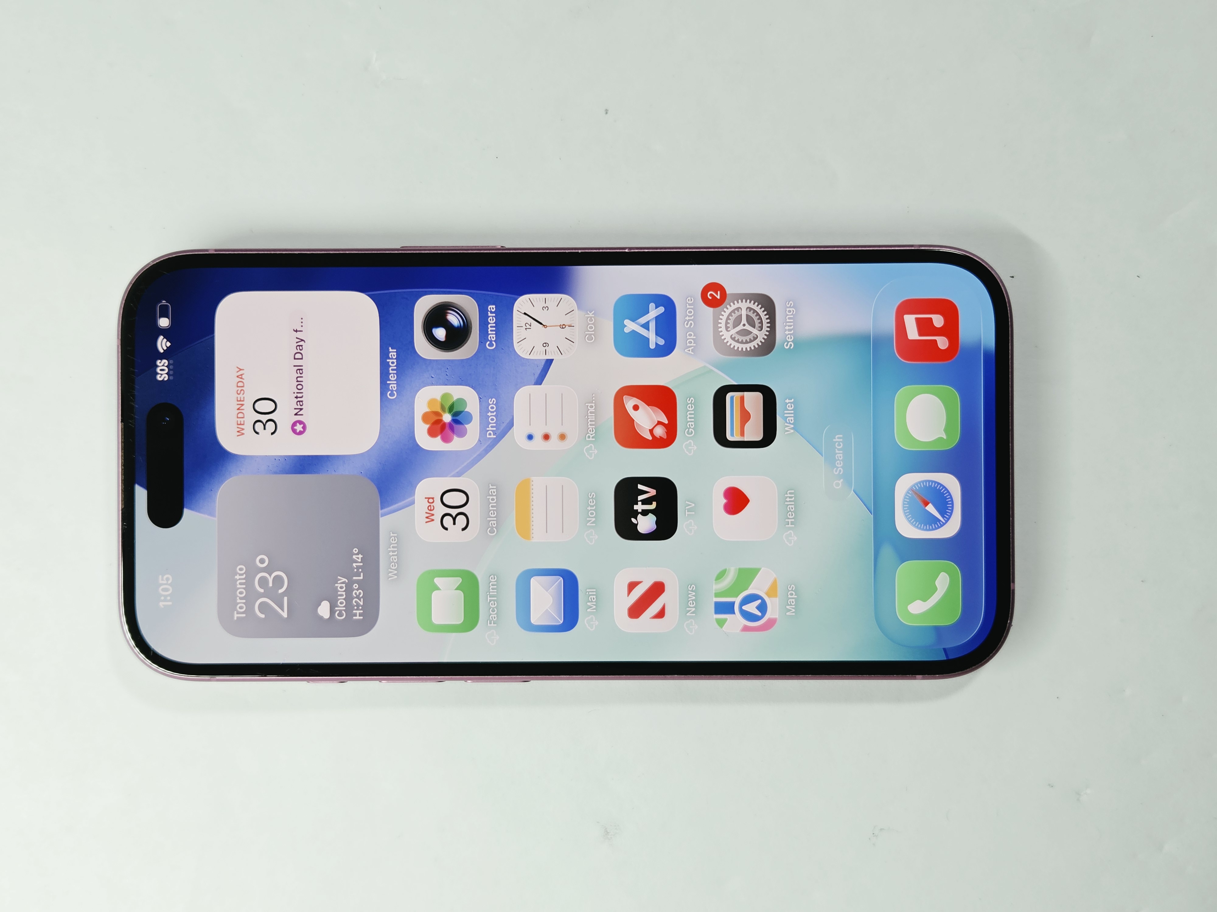 iPhone 16 · Pink · 128 GB · Used · Excellent · Battery Health: 89% — photo 2 of 4