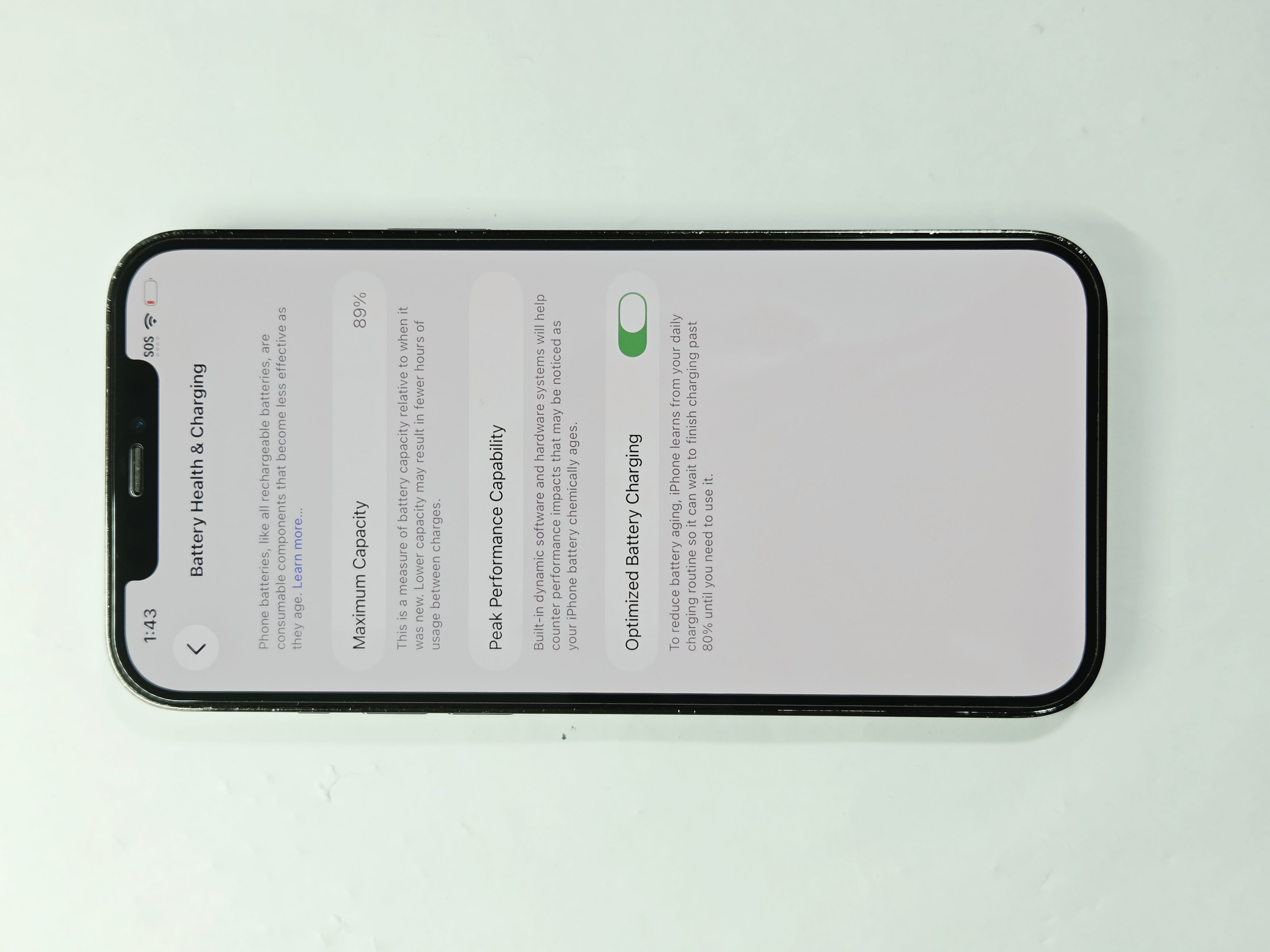 iPhone 12 Pro Max · Pacific Blue · 512 GB · Used · Excellent · Battery Health: 89% · Refurbished — photo 3 of 4