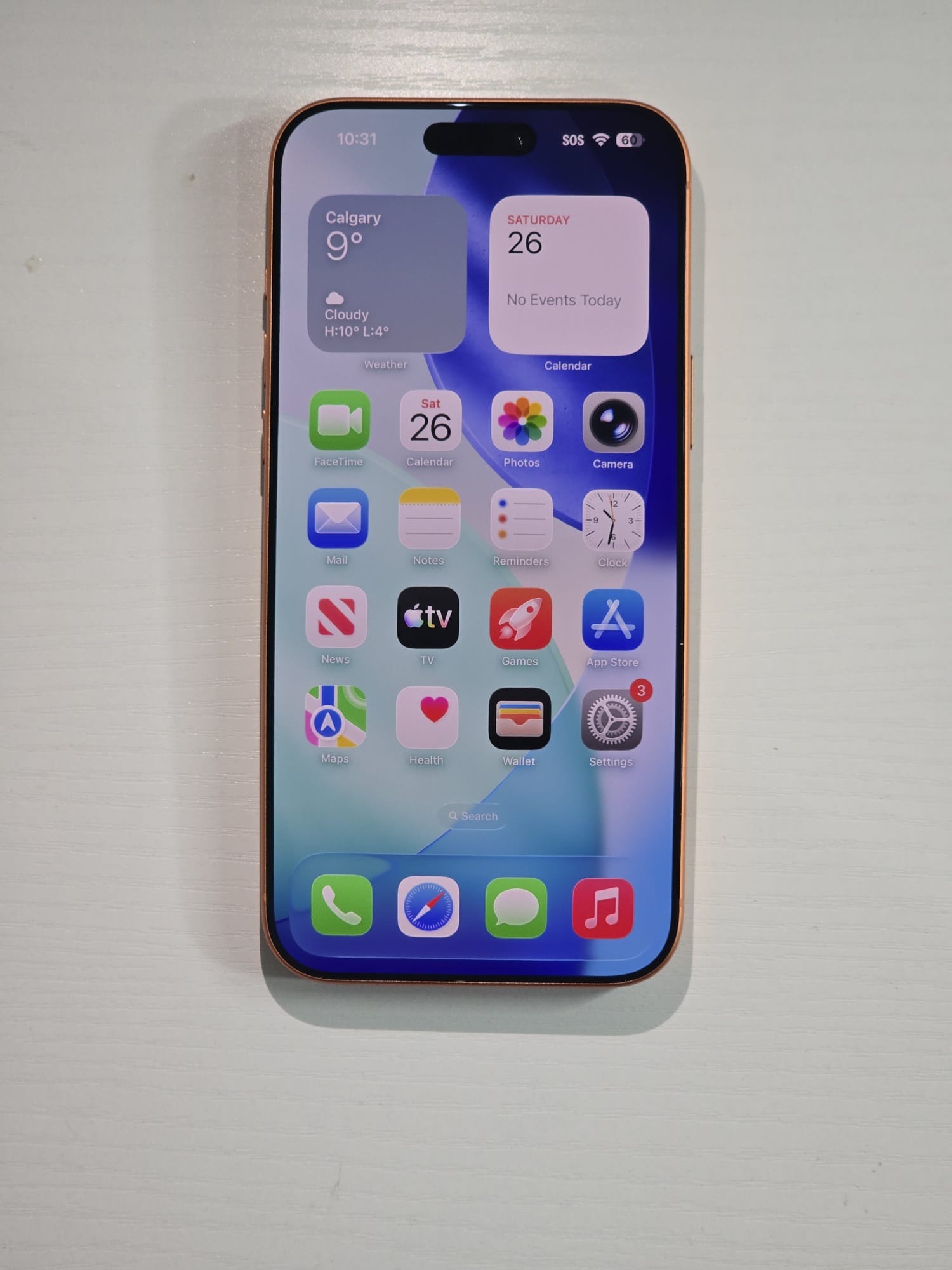 iPhone 17 Pro Max · Cosmic Orange · 2 TB · New · Battery Health: 100% — photo 4 of 4