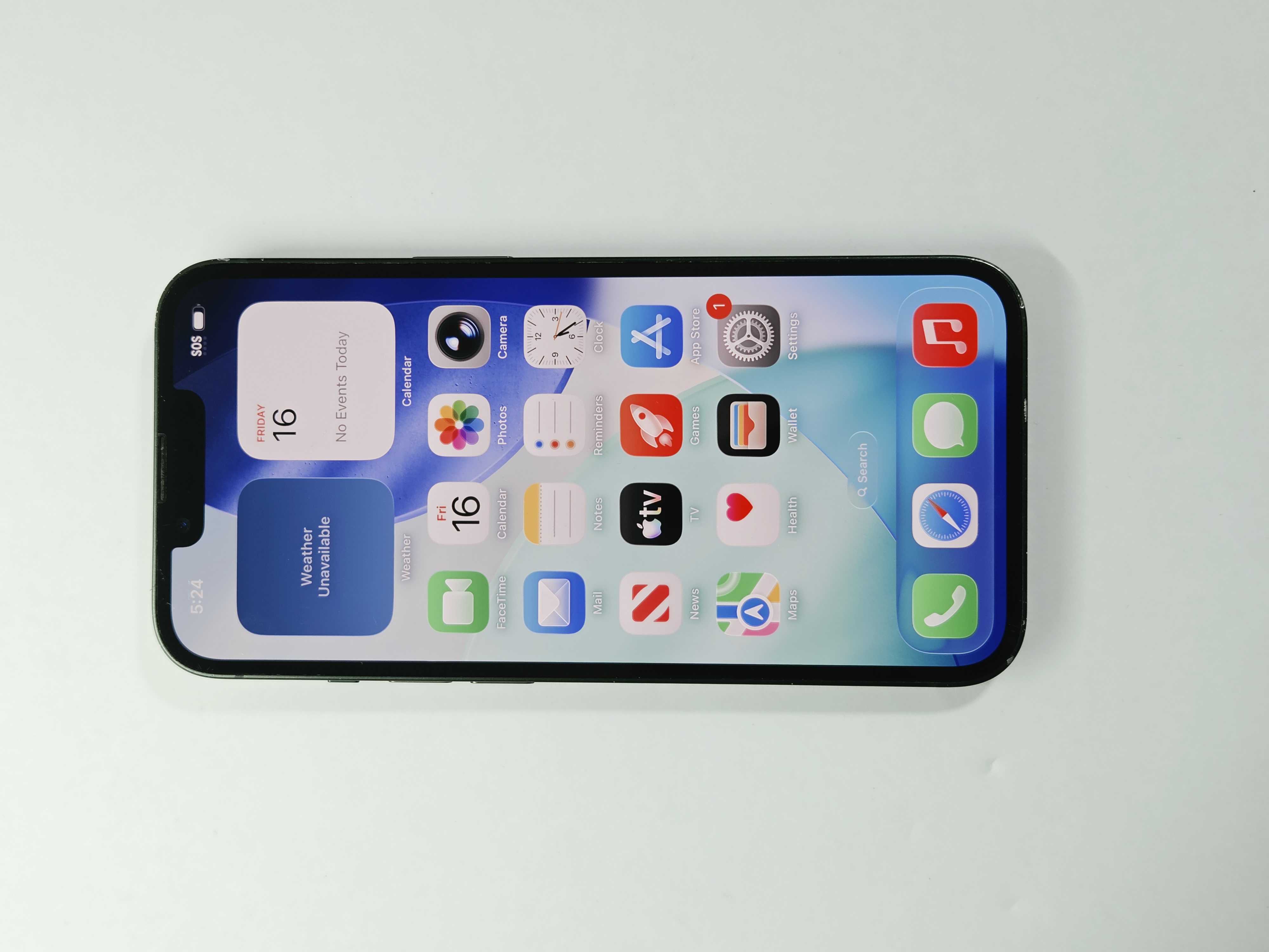 iPhone 13 · Green · 128 GB · Used · Good · Battery Health: 87% — photo 2 of 4