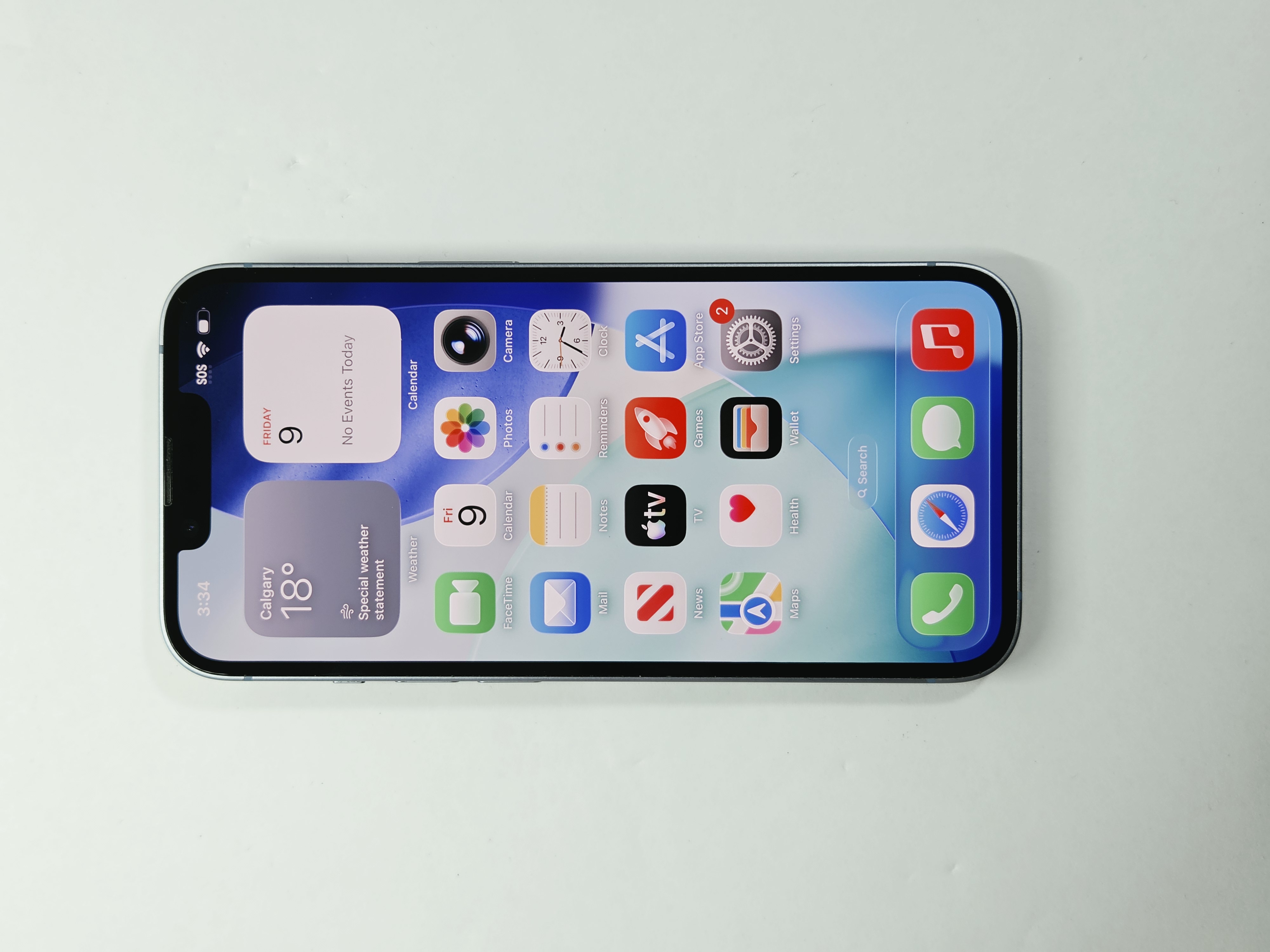 iPhone 14 · Blue · 128 GB · Used · Like New · Battery Health: 88% — photo 2 of 4