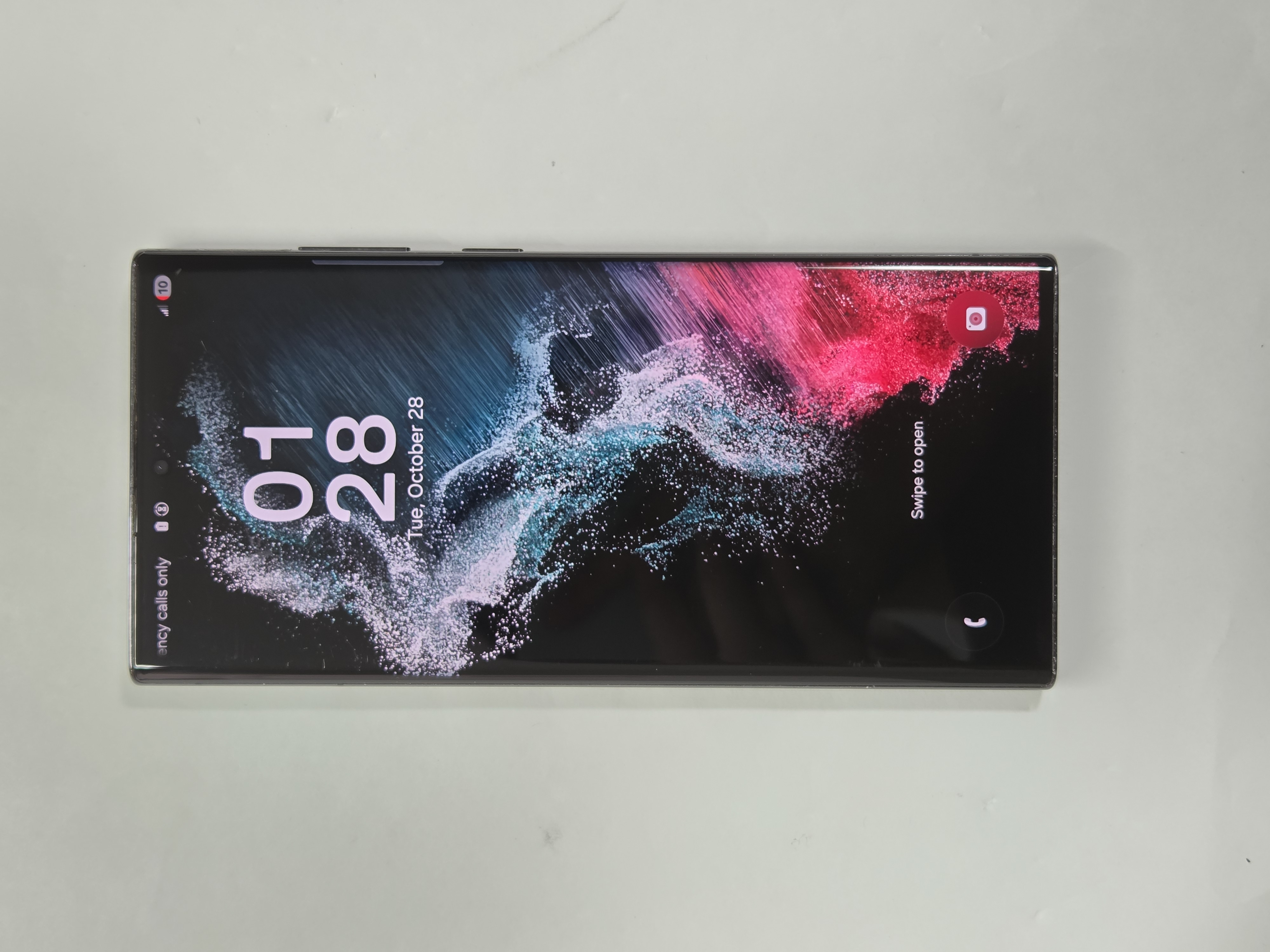 Galaxy S22 Ultra 5G · Black · 128 GB · Used · Good — photo 2 of 4
